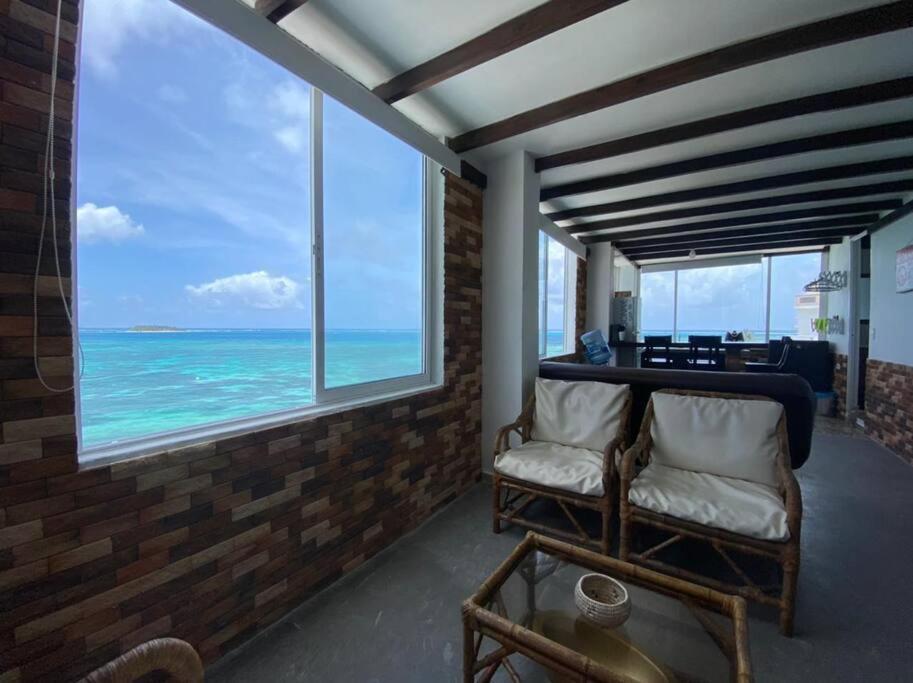 Hermoso Apartamento Frente Al Mar, San Andrés Exterior foto
